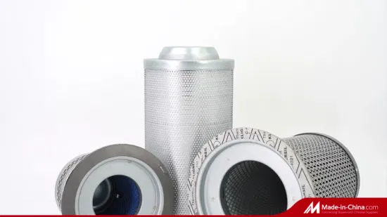 2906009800 1614905400 Manufacturer Air Oil Separator Air Compressor Filter Perforated Type Cartridge Filter